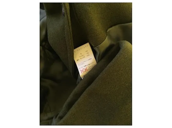 Abrigo Yohji Yamamoto Color Caqui