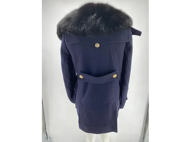 ALTUZARRA Navy Blue International Medium Wool Coats