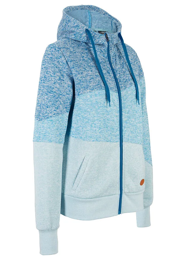 Atlantic Blue Heather Fleece Jacket