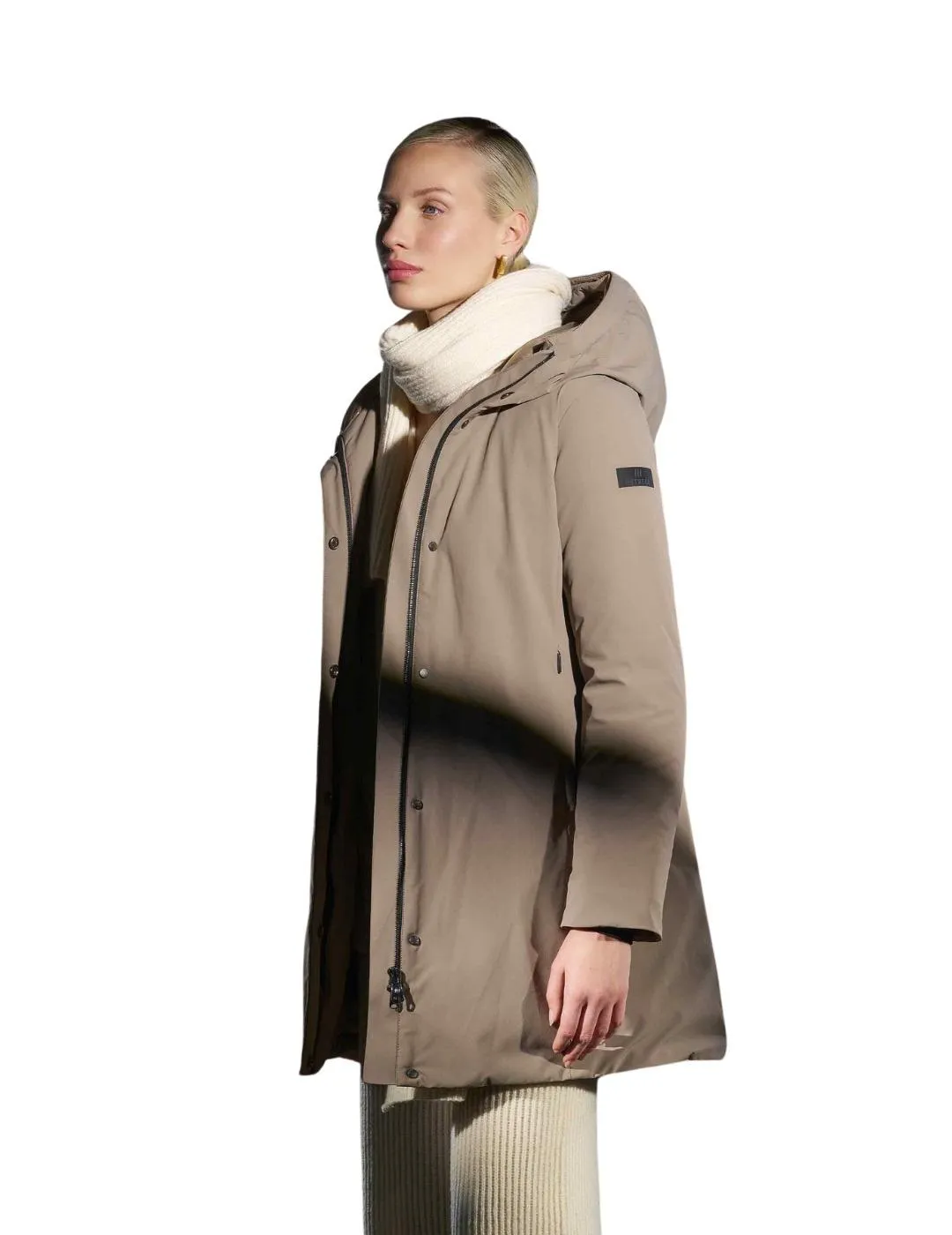 Beige Unisex Coats, Jackets, and Parkas by HETREGO.