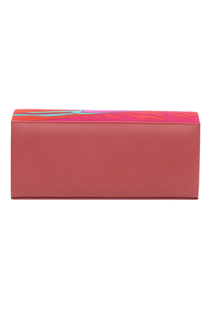 Bolsa Akbal Rojo Guacamaya Rosa