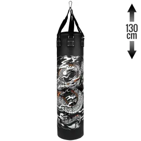 Bolsa de boxeo Venum Dragon's Flight - Negro / Blanco - Sin llenar - 130cm