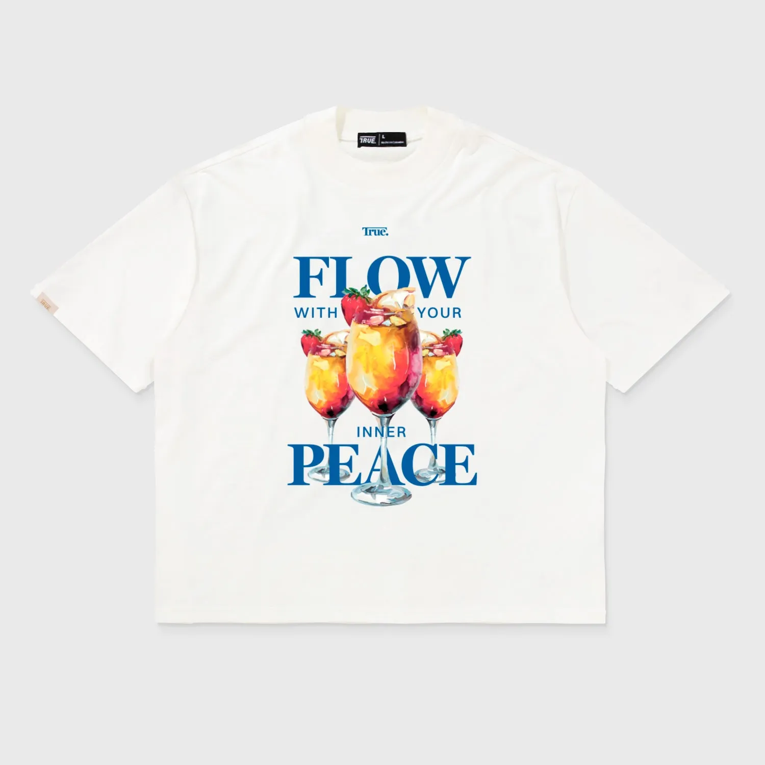 Box Fit Retreat T-Shirt - Cream