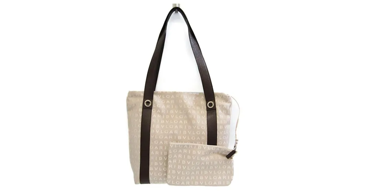 Bulgari Logo manía Beige 
