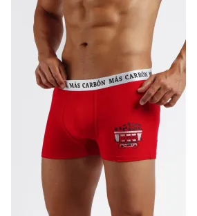 Red Carbon Boxer