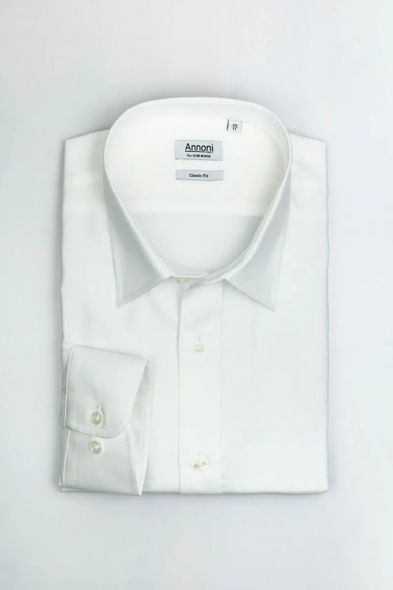 Camisa Annoni Royal Oxford - Blanco