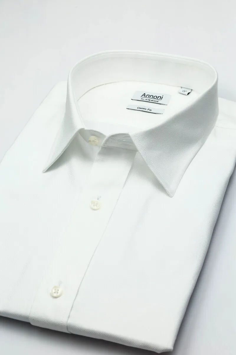 Camisa Annoni Royal Oxford - Blanco