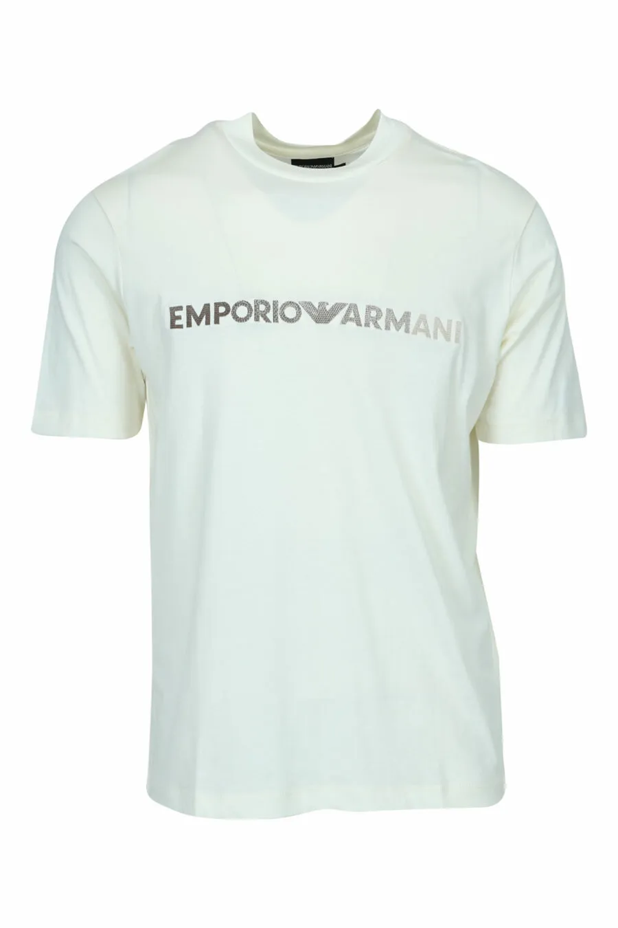 Camiseta color crema con maxilogo 