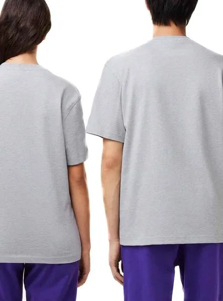 Lacoste Club Relaxed Gray Unisex T-Shirt