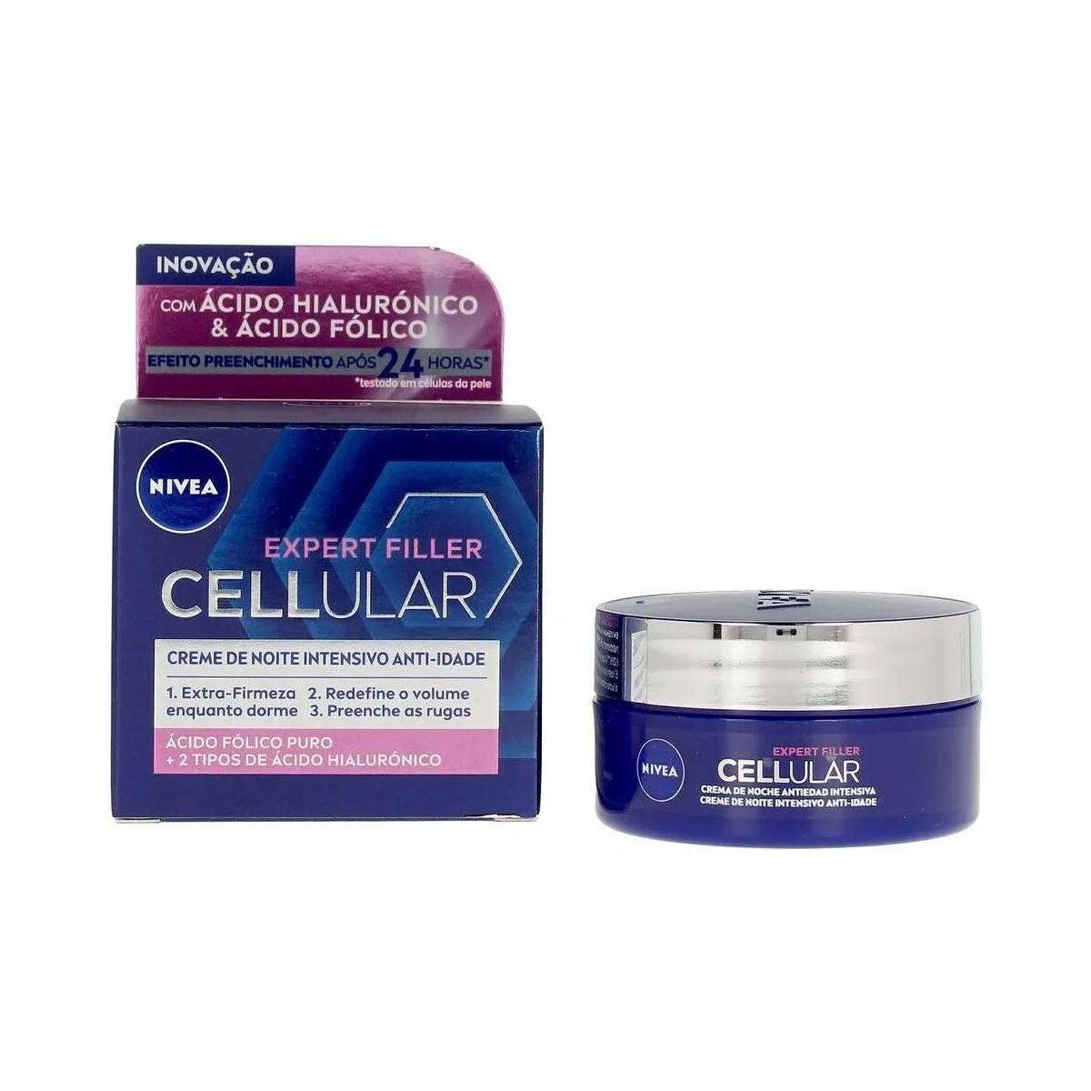 Cellular Filler Hialurónico & Fólico Crema Noche