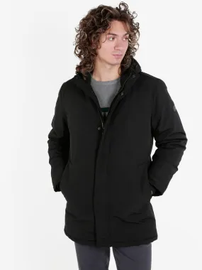 Coveri Collection Chaqueta de hombre acolchada con capucha.