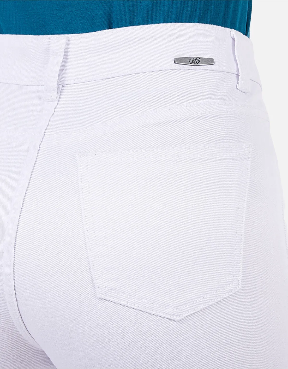 Cropped White Culottes mm