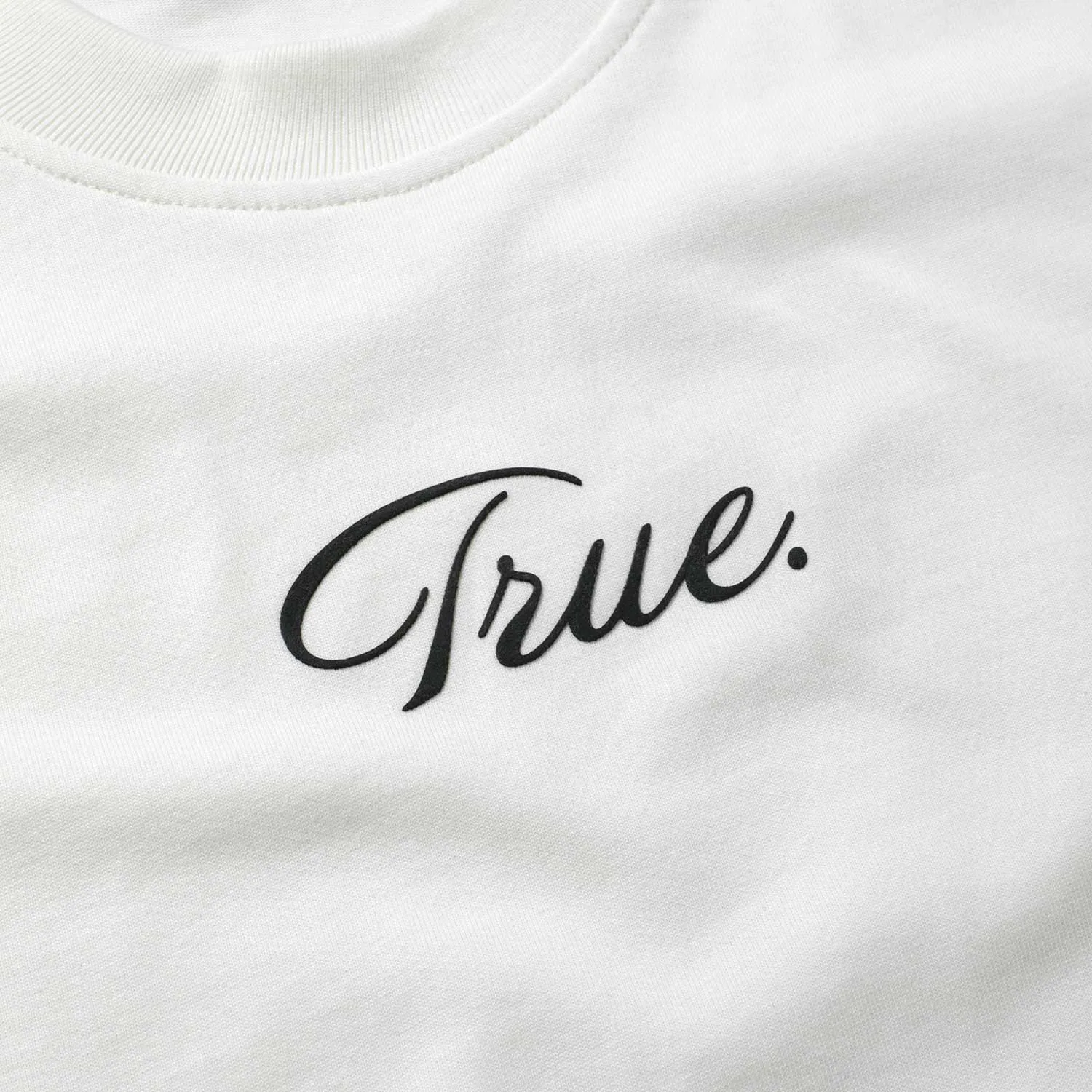 Curvy Logo T-Shirt - Cream