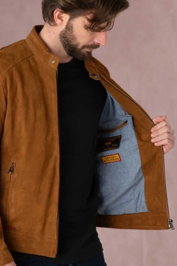 Daytona Delf Goat Suede Cognac