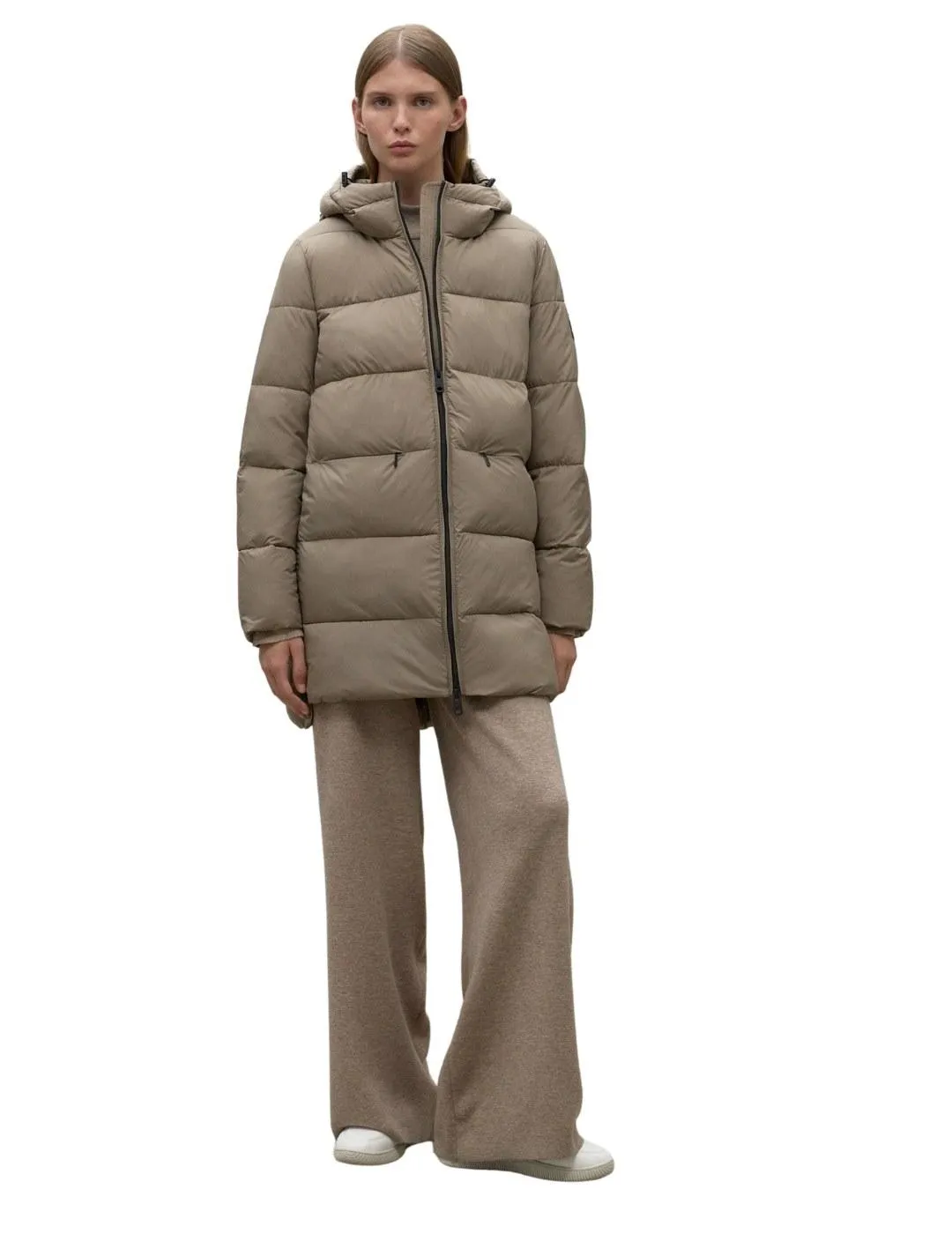 Ecoalf Brown Women's Coats, Jackets, and Parkas