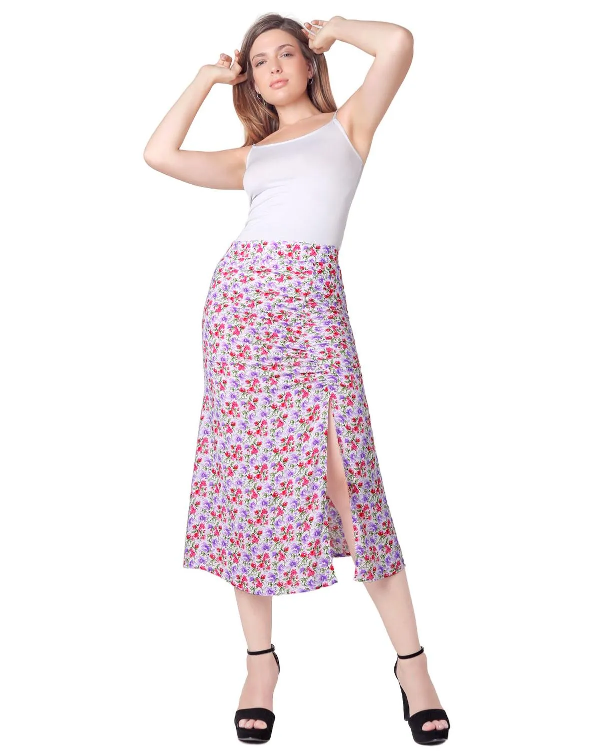 Falda Mujer Crema Stfashion 79305047