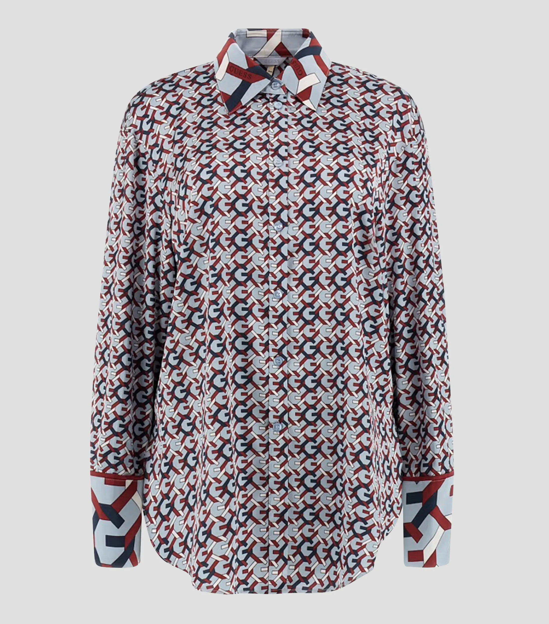 Guess Blusa Estampada Manga Larga Mujer