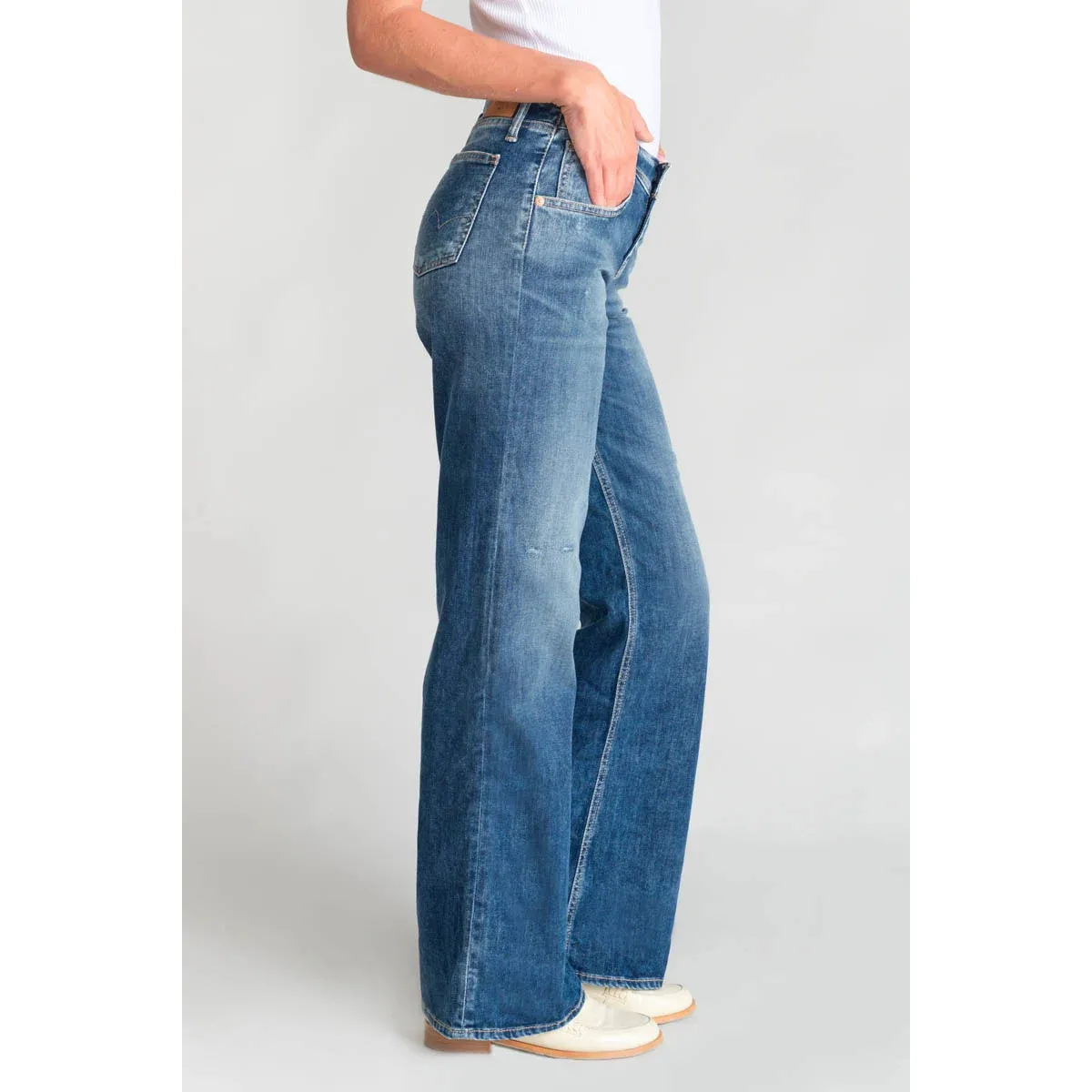 Jeans with 34-inch Flare Leg