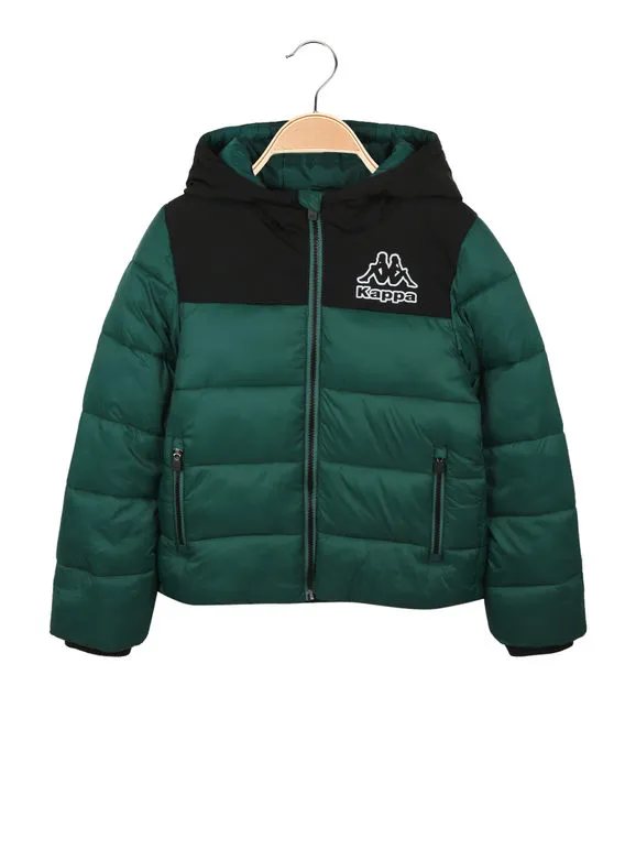 Kappa Chaqueta acolchada con capucha para niño.