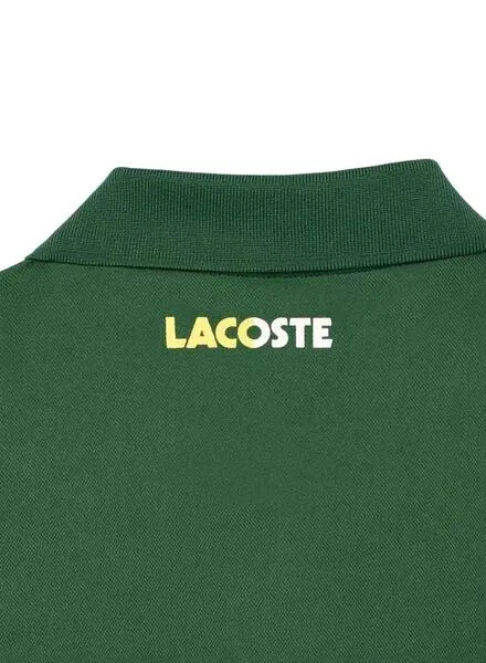 Lacoste Ultra-Dry Colorblock Green Tennis Polo