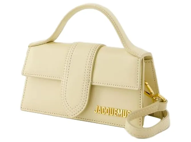 Le Bambino Crossbody - Jacquemus - Cuero - Marfil Castaño Beige 