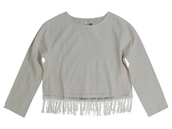 Nanushka Tops Beige 