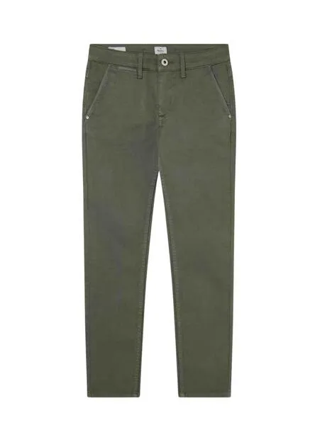Pepe Jeans Greenwich Verde Niño Pantalón Chino