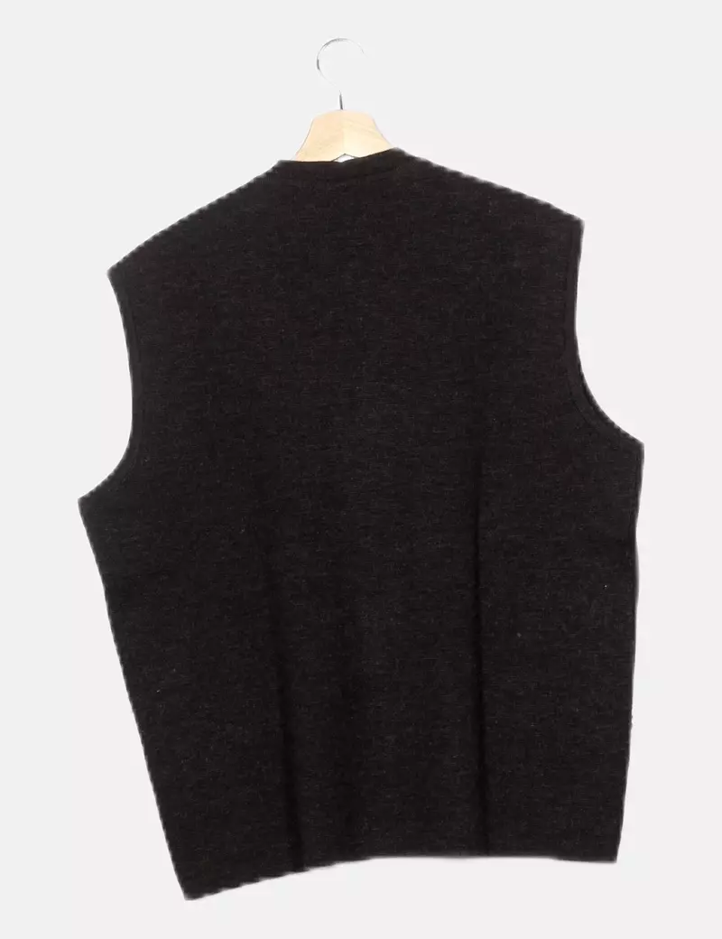 Pertegaz grey knit vest
