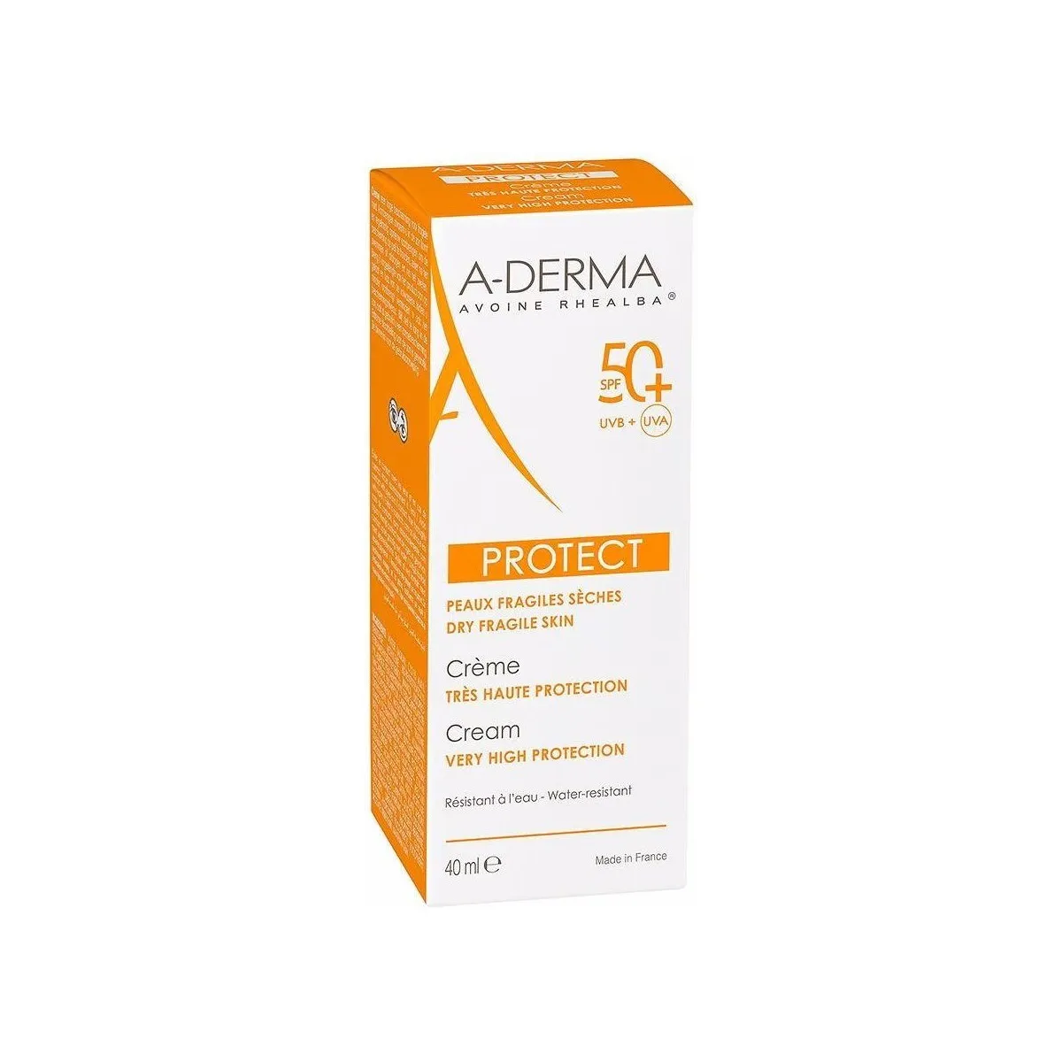 Sunscreen SPF50+ Protection.