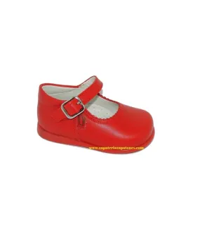 Red Leather Mary Janes