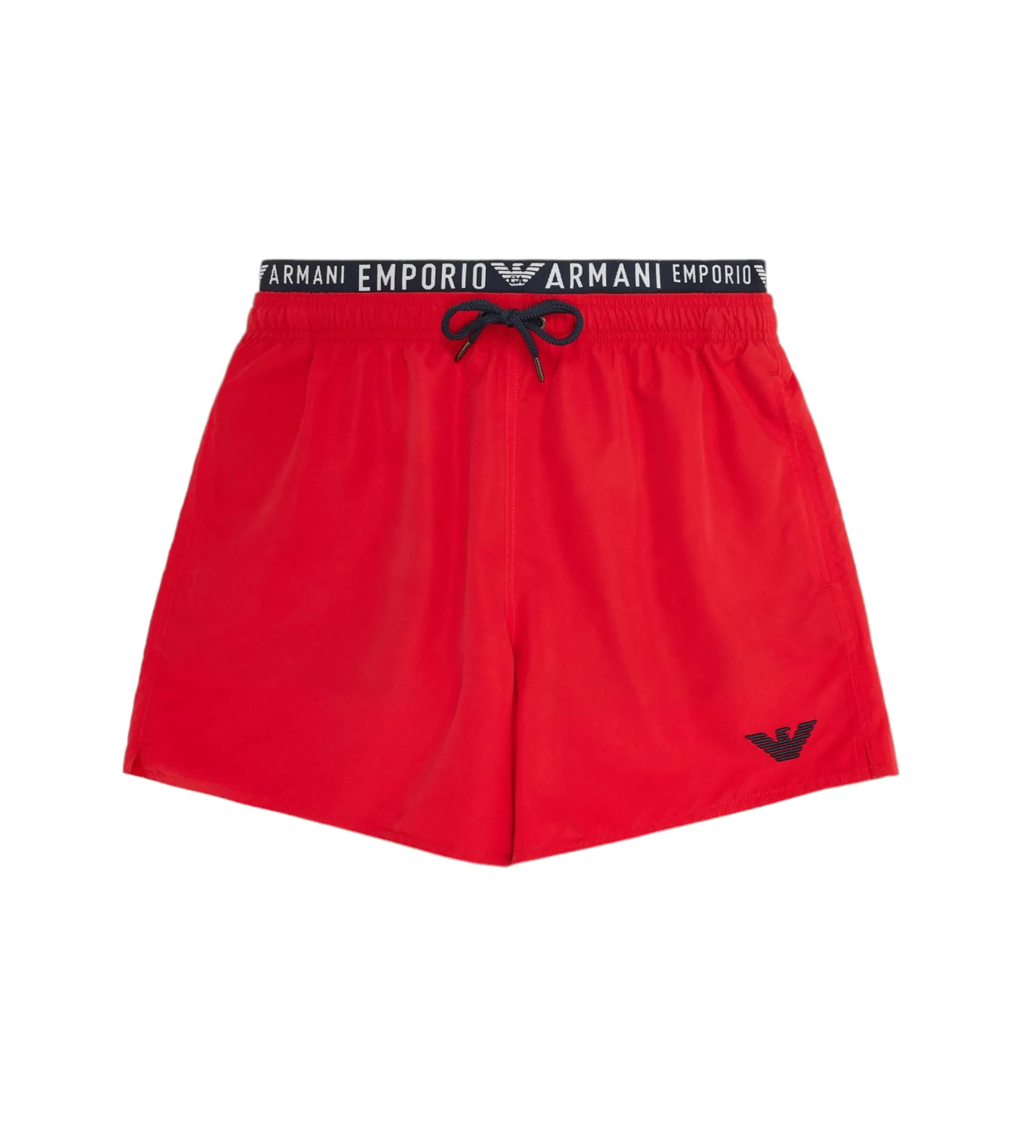 Red Logo Band Swimsuit