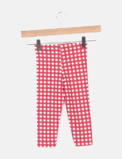 Red Plaid Sfera Leggings
