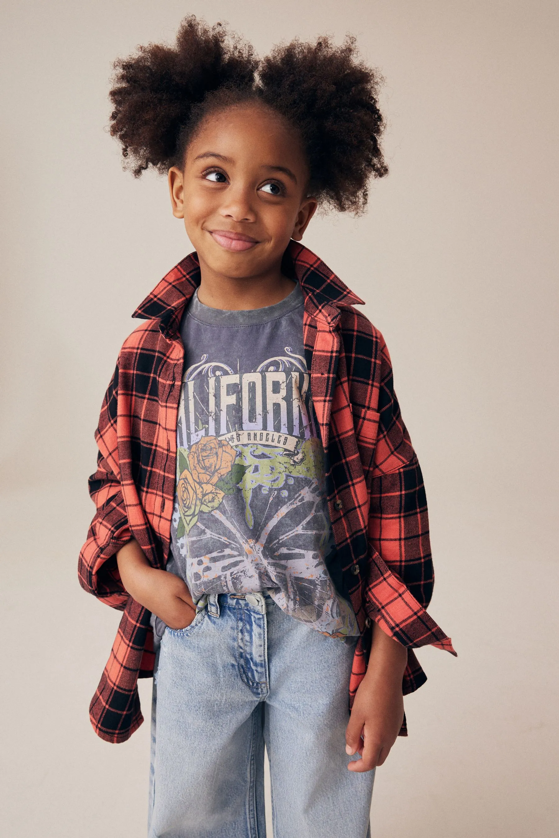 Rojo - 100% Cotton Check Shirt And T-Shirt Set (3-16yrs)