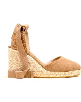 Sandalias de Mujer GAIMO ALPARGATA CUNA YUTE 8 CM BEIGE