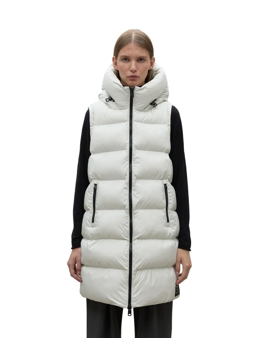 Sustainable Fashion: Gray ECOALF Coats, Jackets, and Parkas for Women.