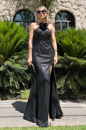 VESTIDO ROSA & GLITTER