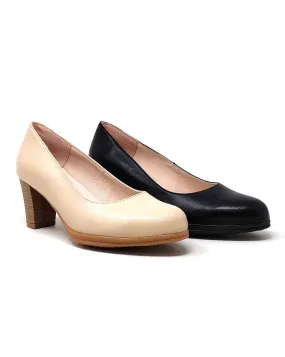 Women's Leather Carla 2037 Heel Shoe