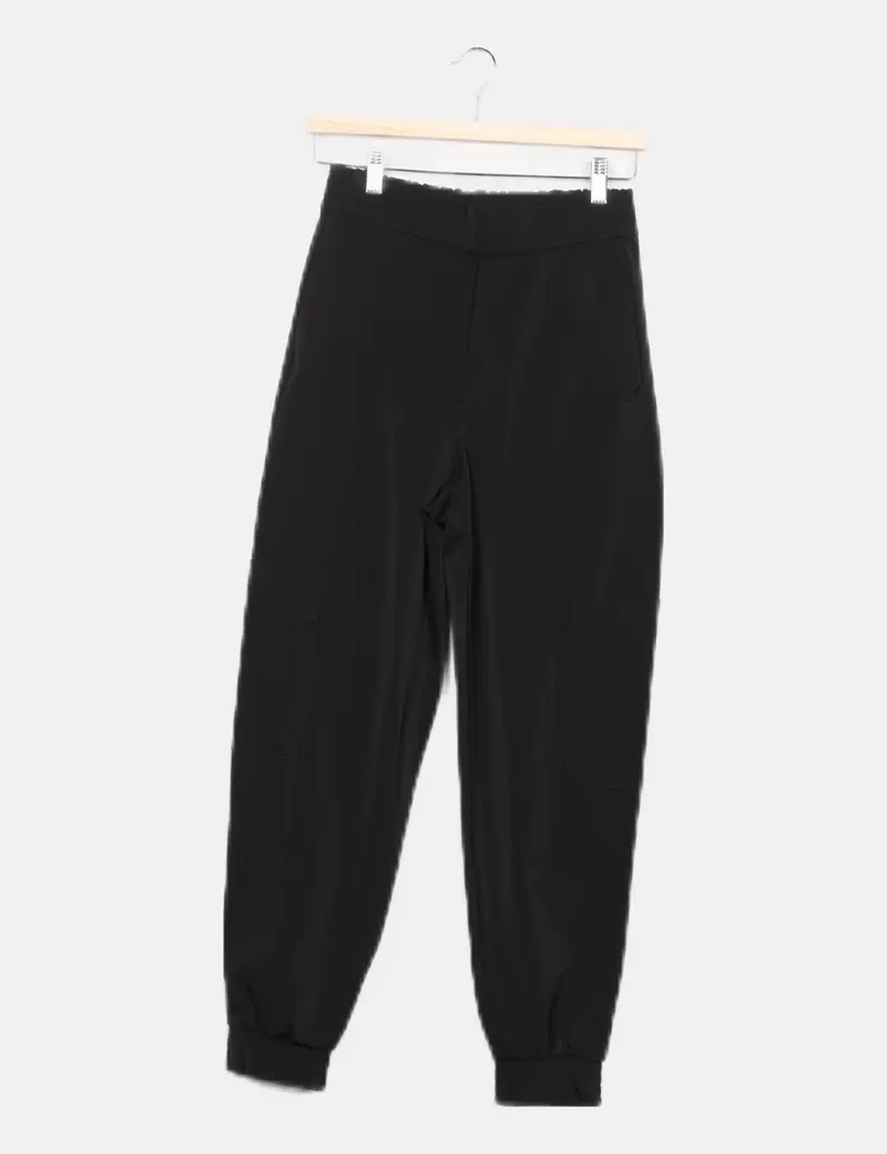 Black cargo pants by Zara